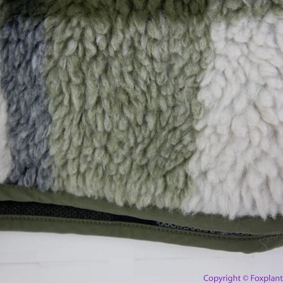 NEW Madewell (Re)sourced Sherpa Popover Tunic Jacket in‎ Plaid, L,NB532 - Picture 14 of 16